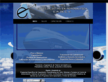 Tablet Screenshot of especialistasenaeronautica.com